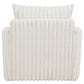 Sarco Corduroy Upholstered Swivel Accent Arm Chair Ivory