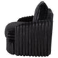 Sarco Corduroy Upholstered Swivel Accent Arm Chair Black