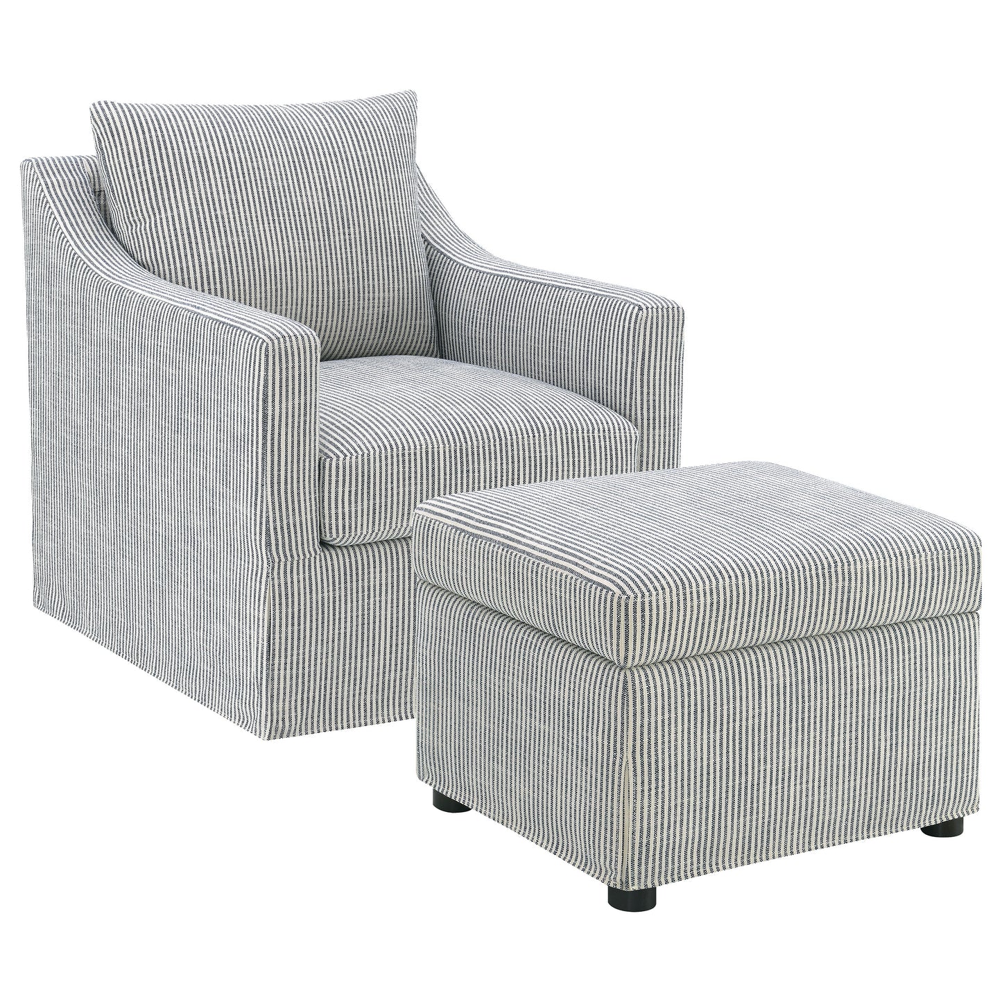 Winter Upholstered Hydraulic Lift Top Storage Ottoman Grey
