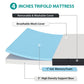 Hollyhock - 4" Queen Tri-Fold Memory Foam Topper
