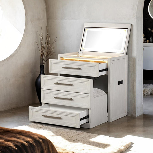 Ashburton - Bedside Vanity Set w/ Stool