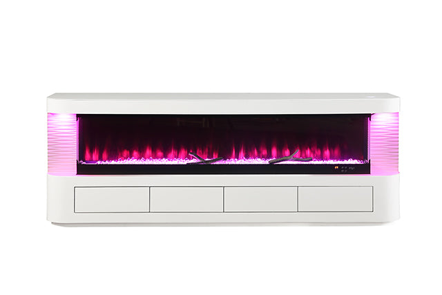 Luken - 71" TV Stand w/ Electric Fire Place