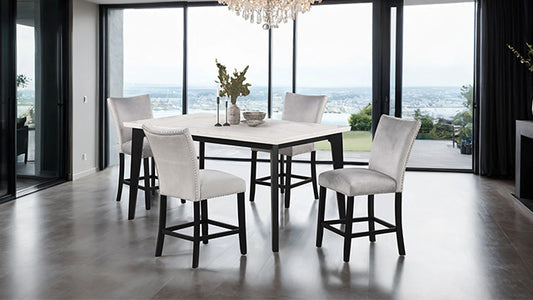 Sabro - 5 Pc Counter Ht Table Set