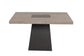 Broager - 5 Pc Dining Table Set (White Swivel Chairs)