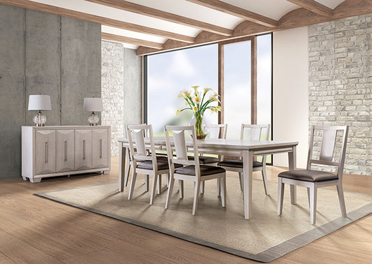 Hinwitz - 9 Pc Dining Table Set