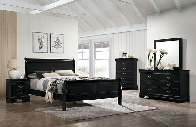 Louis Philippe - 5 Pc Queen Bedroom Set