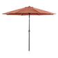 Mora - 11' Outdoor Umbrella + 21" Round Base