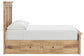Makidern Full Panel Storage Bed