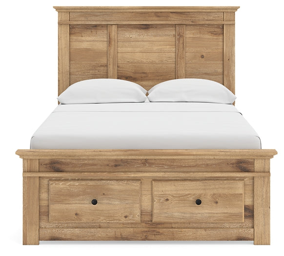 Makidern Full Panel Storage Bed