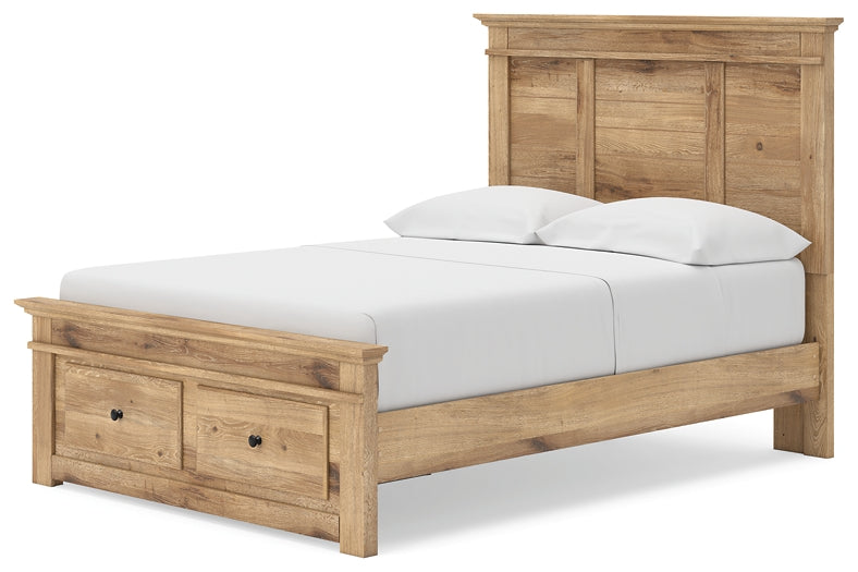 Makidern Full Panel Storage Bed