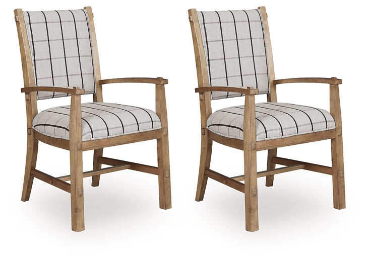 Ridgester Dining UPH Arm Chair (2/CN)