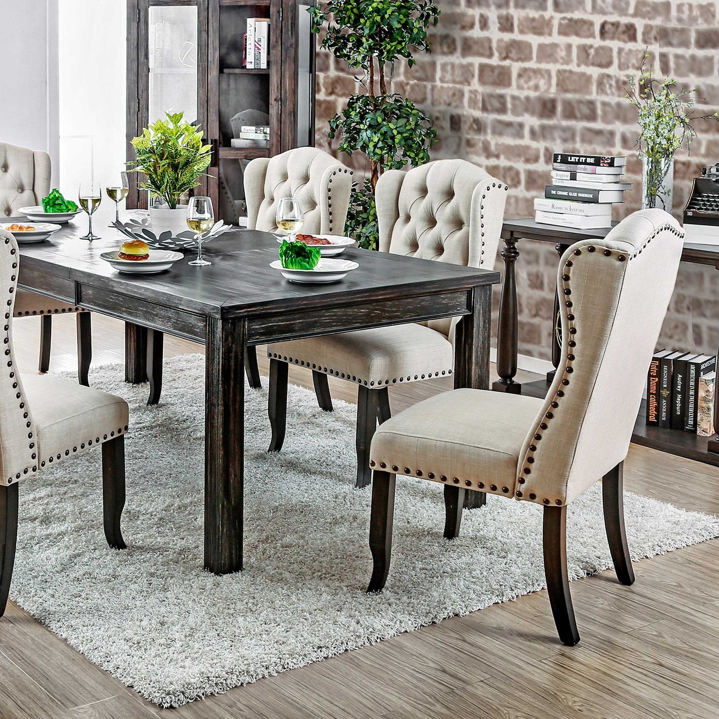 Sania - 9 Pc Dining Table Set