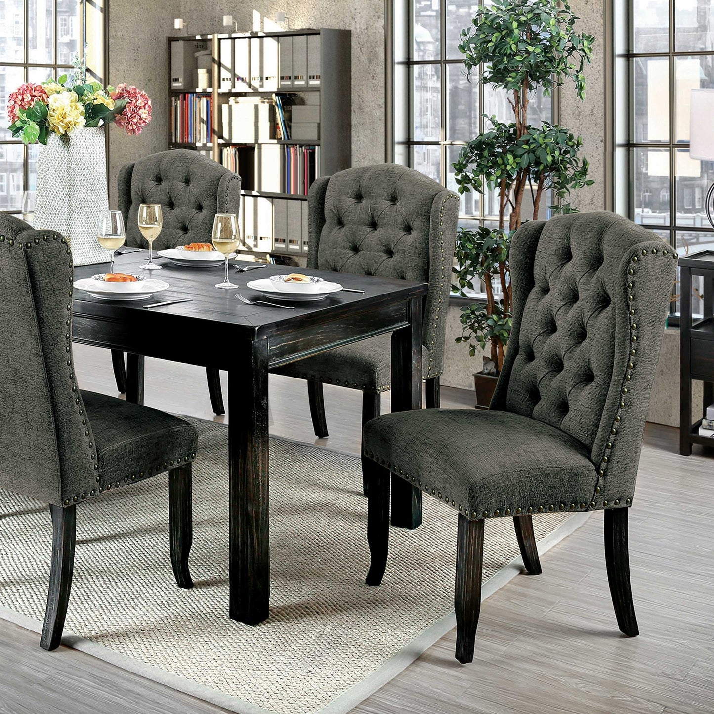 Sania - 7 Pc Dining Table Set