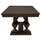 Ridgewell 7-piece Rectangular Trestle Dining Set Dark Oak
