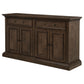 Ridgewell 2-drawer 4-door Dining Server Dark Oak