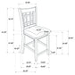 Lavon Wood Counter Height Dining Chair Linen and Light Oak (Set of 2)