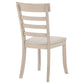 Orrison Ladder Back Dining Side Chair Linen (Set of 2)