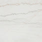 Averill 72-inch Rectangular White Marble Top Dining Table Coffee Bean