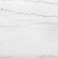 Averill 72-inch Rectangular White Marble Top Dining Table Coffee Bean