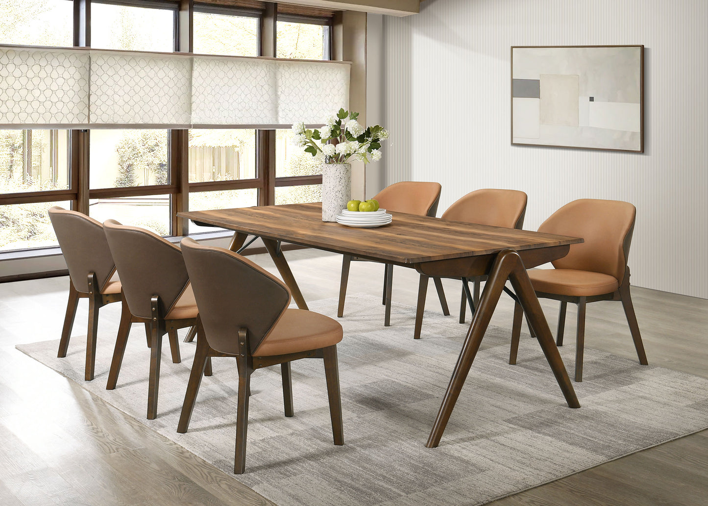 Randolph 79-inch Rectangular Dining Table Sheesham and Brown
