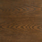 Franklin 54-inch Round Wood Pedestal Base Dining Table Dark Brown
