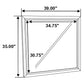 Valen Four-piece Full Bedroom Set Light Taupe