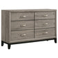 Valen Five-piece Full Bedroom Set Light Taupe