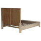 Solano 55-inch California King Panel Bed Weathered Mango