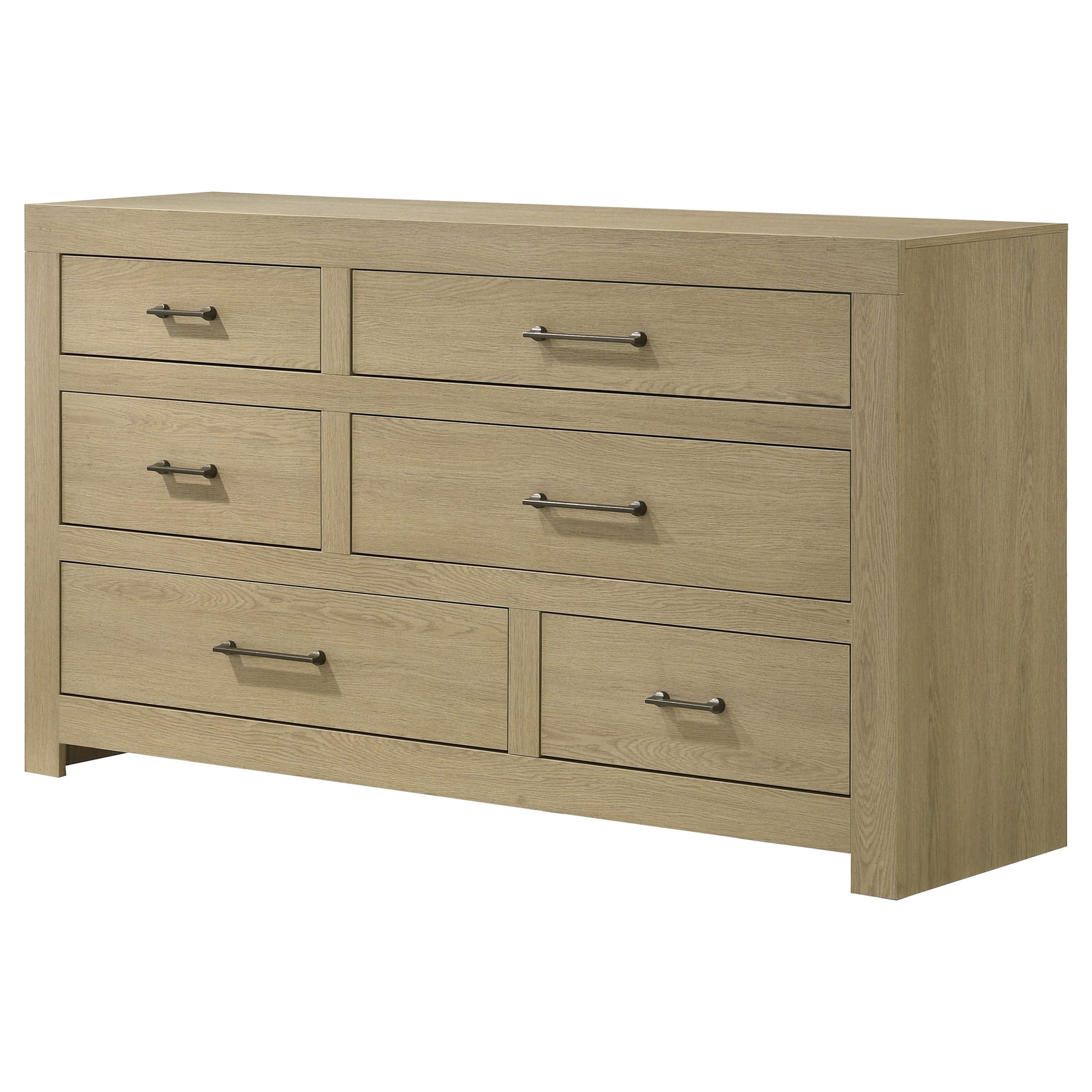 Hendricks 6-drawer Bedroom Dresser Storage Cabinet Light Oak Best 4 Less Furniture & Mattress Discount Hendricks 6-drawer Bedroom Dresser Storage Cabinet Light Oak Best 4 Less Furniture & Mattress Discount