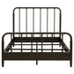 Rocco All Wood Water Pipe Open Frame Full Bed Dark Bronze