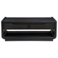 Leandro 2-piece Wood Coffee and End Table Set Burnished Black