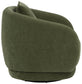 Arnaud Chenille Upholstered Swivel Accent Chair Green