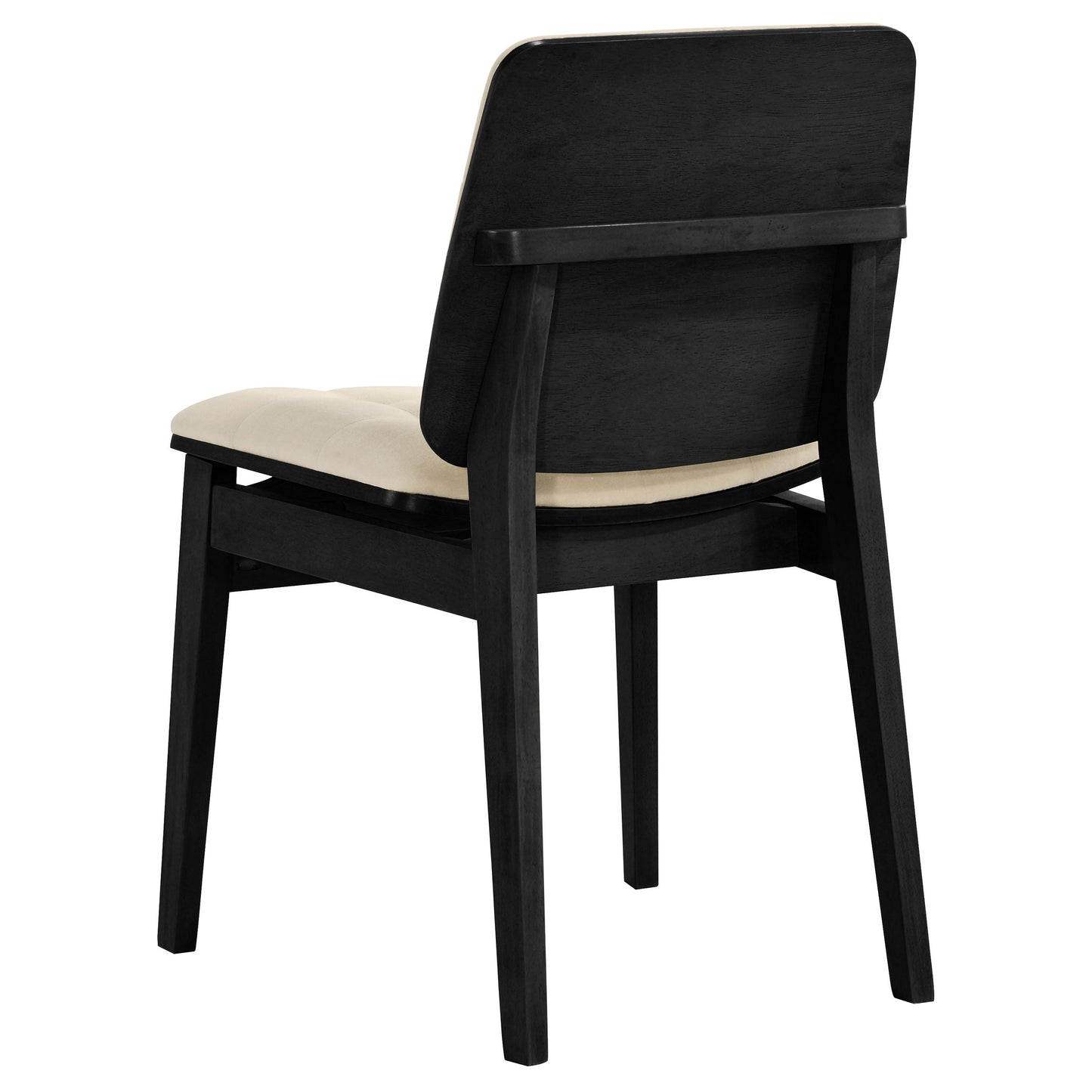 Hamlyn 5-piece Round Wood Dining Set Cream and Black