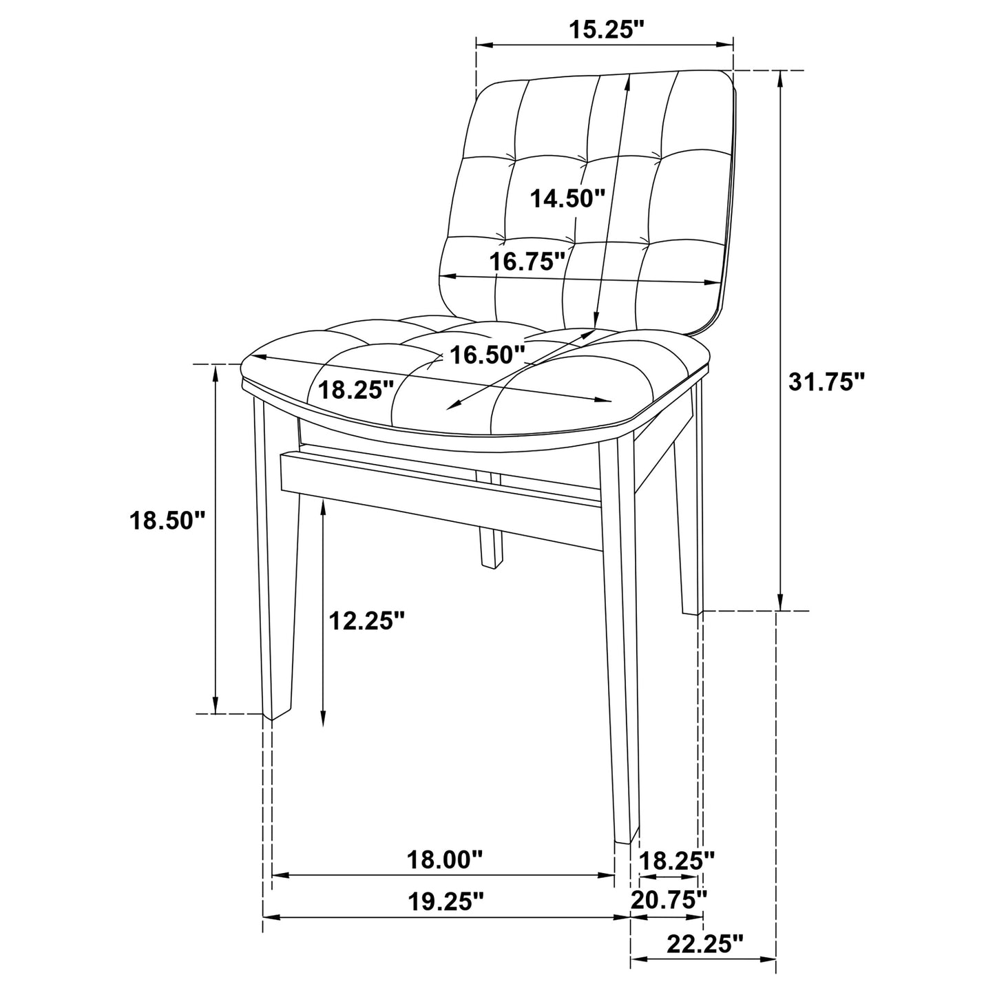 Hamlyn 5-piece Round Wood Dining Set Cream and Black