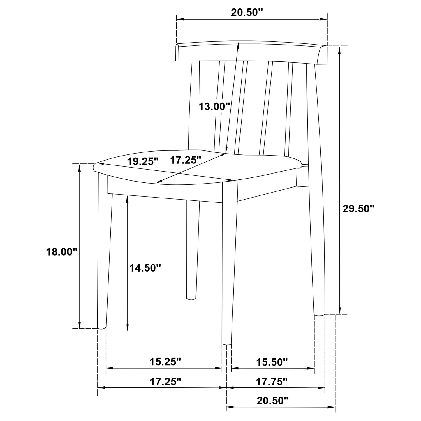 Hamlyn 5-piece Round Wood Dining Set Wheat and Natural Oak