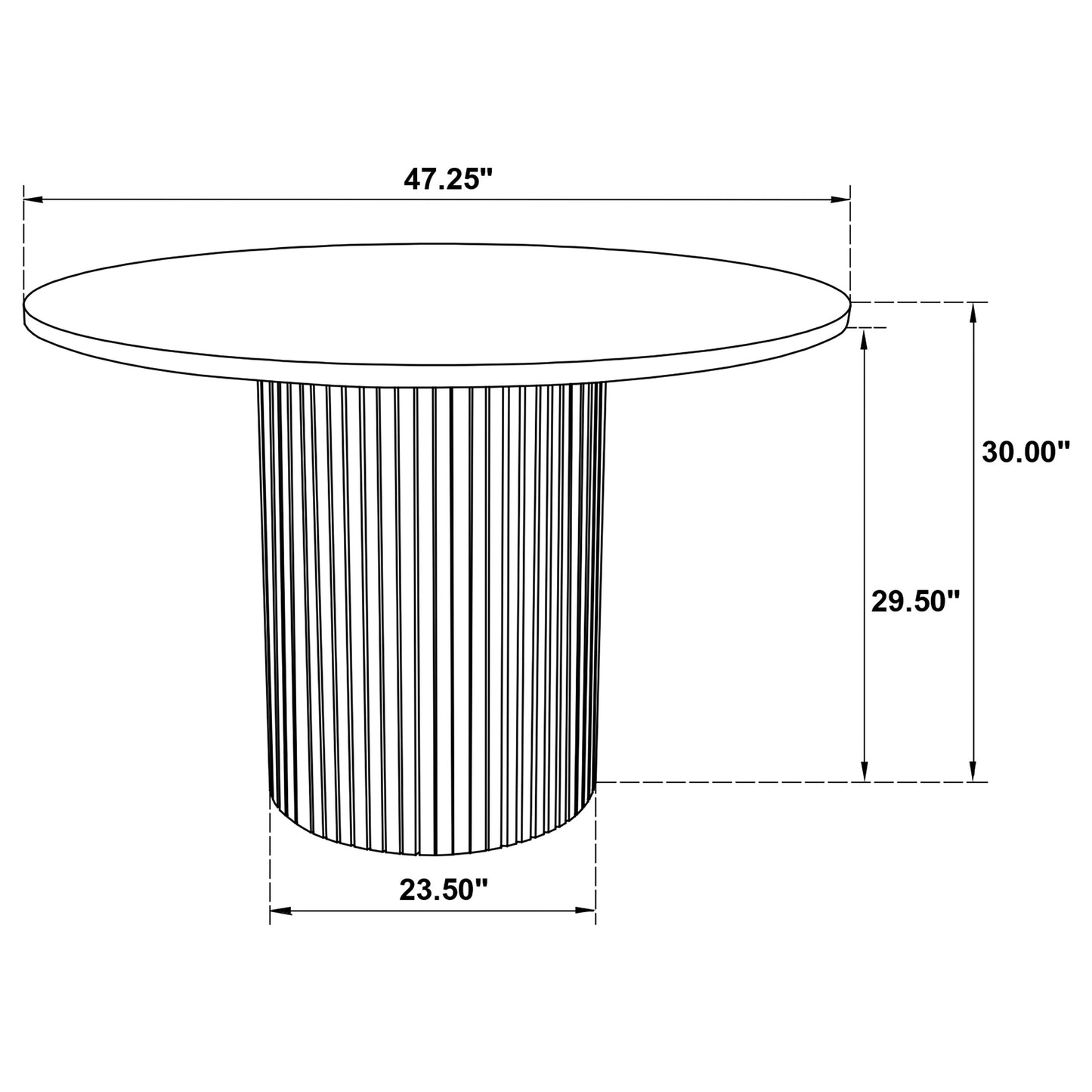 Hamlyn 5-piece Round Wood Dining Set Cream and Walnut