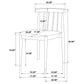 Strouse 5-piece Dining Set Wheat and Walnut