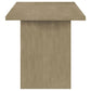 Decker 70-inch Rectangular Wood Counter Height Dining Table Natural Oak