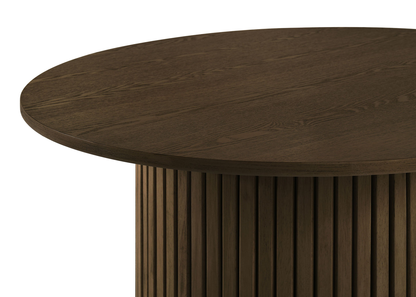 Hamlyn 5-piece Round Wood Counter Height Dining Set Cream and Walnut