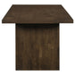 Decker 7-piece 82-inch Rectangular Dining Set Black and Walnut