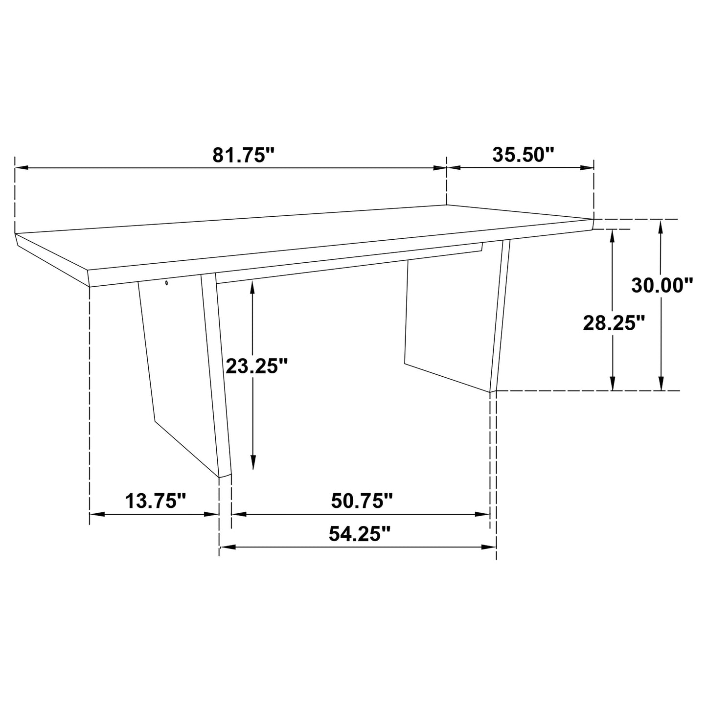 Decker 7-piece 82-inch Rectangular Dining Set Grey and Walnut