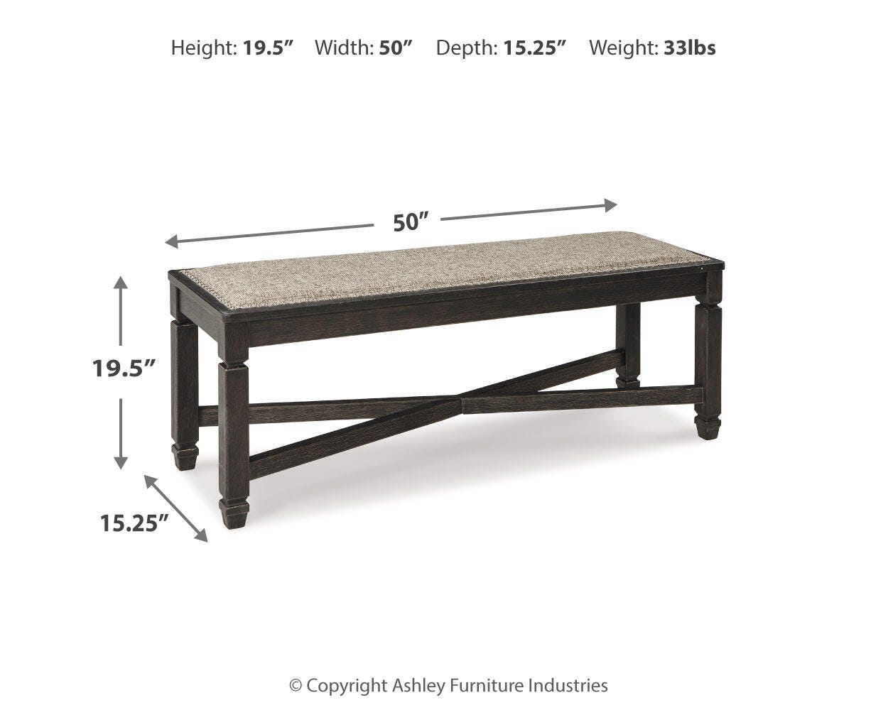 Tyler Creek Upholstered Bench