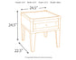 Todoe Rectangular End Table
