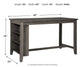 Caitbrook RECT Dining Room Counter Table