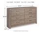 Culverbach Six Drawer Dresser