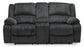 Draycoll DBL REC PWR Loveseat w/Console