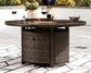 Paradise Trail Round Fire Pit Table