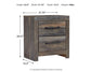 Drystan Two Drawer Night Stand