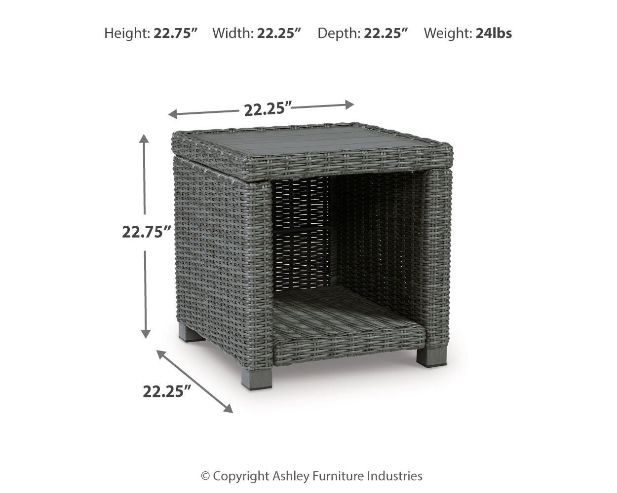 Elite Park Square End Table