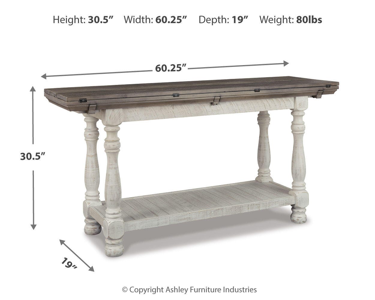 Havalance Flip Top Sofa Table